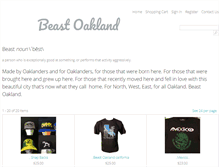Tablet Screenshot of beastoakland.com